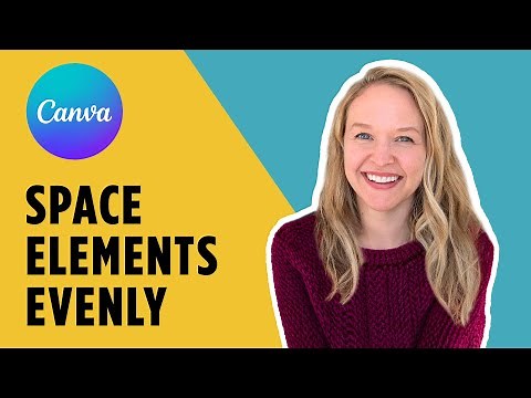 How to Evenly Space Elements in Canva - Align and Position Tools