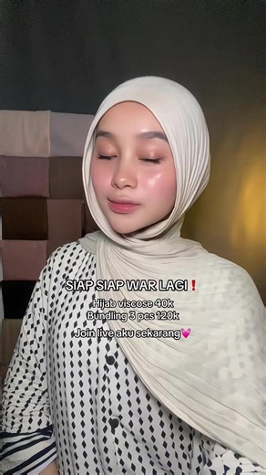Tutorial Hijab Viscose: Bergabung di Live Sekarang!