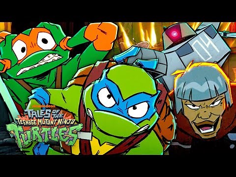 Bishop Destructs Ninja Turtles with Mechazoid Robots! 🤖 | Full Scene | Tales of the TMNT (2024)