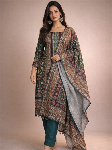 💚 The most beautiful Green Salwar Suit you’ll wear this season! Flowy Chinon fabric ✨ Rich prints ✨ Perfect drape Looks expensive but costs just ₹1,299 only! (76% OFF Perfect for weddings, mehendi, festivals & special occasions. Customers are loving it! Limited stock at 🔥 | Threee