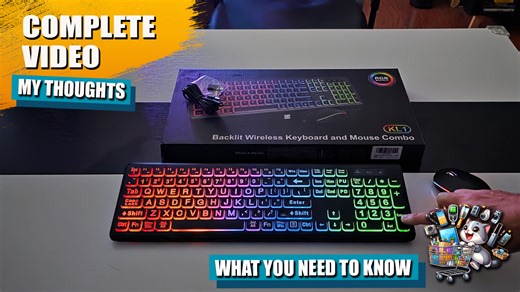 Watch Check Out this Wireless Keyboard & Mouse Combo! on Amazon Live