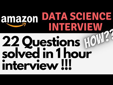 Amazon Data Scientist Interview Questions - Can You Solve Them?