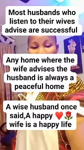Most husbands who listen to their wives advise are successful #facebookviral | Joy Code Page