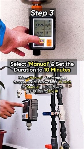 Backwash Guide - Hydrosmart Membrane Water Filter | BWS Malaysia