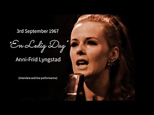 Anni-Frid "En Ledig Dag" live 1967.