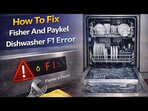 How To Fix Fisher And Paykel Dishwasher F1 Error