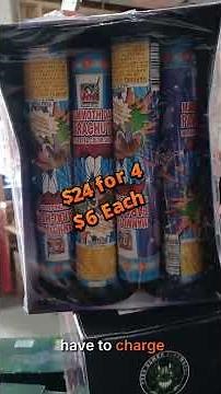 New Mammoth Day Parachute + Extra Color Smoke #fireworks #pyro #july4th