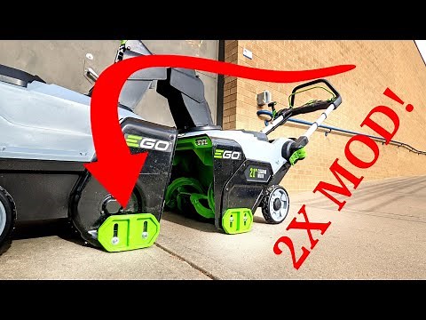 DOUBLE TROUBLE - EGO Snow skid mod