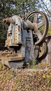 2.3K views · 2.2K reactions | Grandpa's press! #press #heavymachinery #heavyduty #hevyequipment #hydraulicpress #big #blacksmithing #forgingpress #forging #tools #tools #toolsofthetrade #vintagetools #vibes #asmr #asmrsounds #asmrvideo #iron #steel #blacksmithtools #blacksmithlife #bladesmith | Anvil Hunter | Facebook