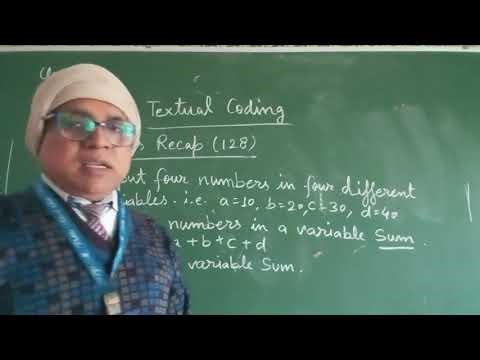 Textual coding class 7
