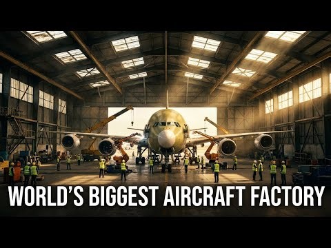 INSIDE the World’s Largest European Aircraft Factory ✈️ | How Giant Planes Are Built