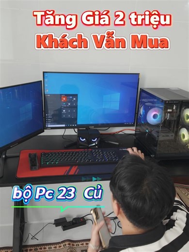 3 Tháng sau quay lại để chốt 1 bộ PC Vũ Hoàng #vuhoangcomputer #mienphilapdat #pcdecor #setup