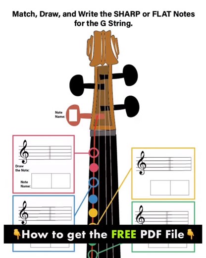 Tem & Violin Newbies 🎻 | [This free giveaway is now closed. You can still get it on Gumroad. The Link is in my bio.😊] Here’s a helpful resource for beginners. It’s... | Instagram