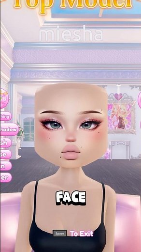 Face tutorial! #dresstoimpress #roblox #shorts