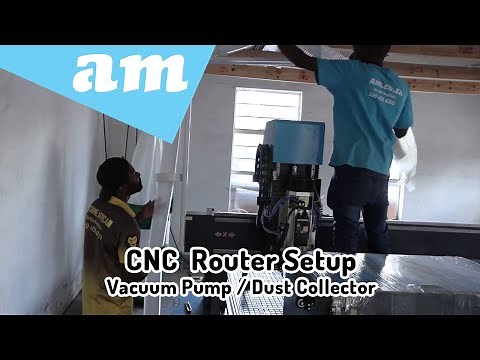 Insignia Sign EasyRoute ATC CNC Router, Vacuum Pump & Dust Collector Setup and Tool Change Test