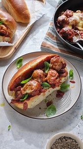 194K views · 5.1K reactions | Cheesy Marinara Meatball Subs | Satisfy...