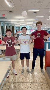 Our #ClassOf2025 repping their future schools in style at Senior Breakfast! #PrepBrotherhood | Fairfield Prep