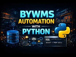 Blue Yonder WMS Automation Using Python | MOCA Integration Explained
