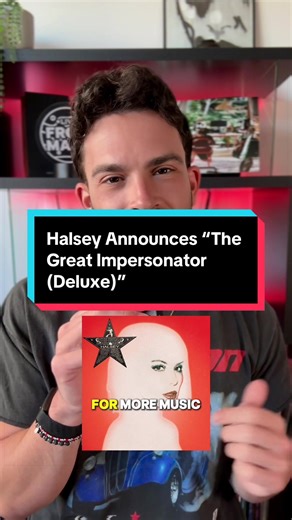 Halsey announced that the deluxe edition of “The Great Impersonator” is dropping this Friday after previously saying last year that her label was preventing her from dropping new music. #halsey #newmusic #popmusic #musicnews