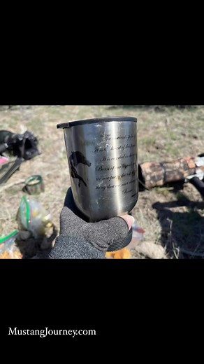 Roaming wild on the range with my friend and taking a momentary break from a long hike while letting some unknown wild ones get used to us in the area. Grabbed a rest, snacks and refreshments. Shared my WildWind travel mug that has gone with me on mustang trails for Roaming wild on the range with my friend and taking a momentary break from a long hike while letting some unknown wild ones get used to us in the area. Grabbed a rest, snacks and refreshments. Shared my WildWind travel mug that has g