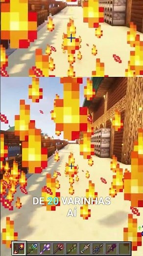 Minecraft Sorcery Mod: EXPLODINDO com Varinhas Mágicas! #shorts