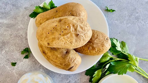 Toaster Oven Baked Potato - The Short Order Cook