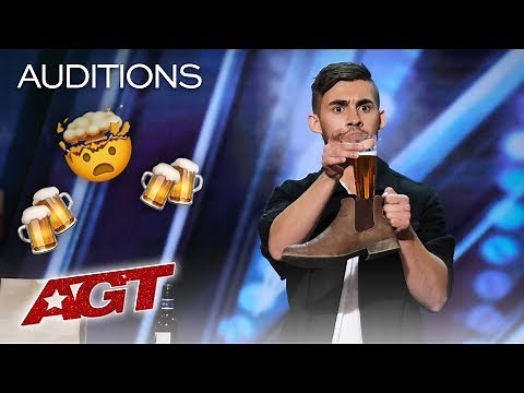 Dom Chambers Chugs A Beer With Intoxicating Magic! - America's Got Talent 2019