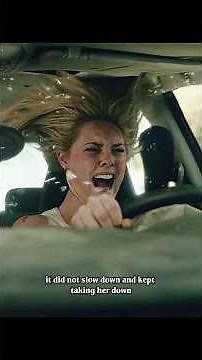 The Girl Lost Control While driving & Fell Down The Hill #movie #film