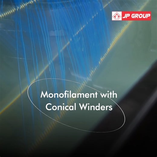 J P Extrusiontech Pvt Ltd on Instagram: "𝗣𝗿𝗲𝗰𝗶𝘀𝗶𝗼𝗻 𝗶𝗻 𝗘𝘃𝗲𝗿𝘆 𝗪𝗶𝗻𝗱. 𝗖𝗼𝗻𝘀𝗶𝘀𝘁𝗲𝗻𝗰𝘆 𝗶𝗻 𝗘𝘃𝗲𝗿𝘆 𝗖𝗼𝗻𝗲. JP Group’s Monofilament Conical Reeling System is engineered for uniform layering, controlled tension, and stable cone formation — ensuring smooth handling and reliable performance throughout downstream processes. Designed for continuous operation and consistent quality, it reflects the engineering precision that manufacturers trust worldwide. #JPGroup #Monofilam