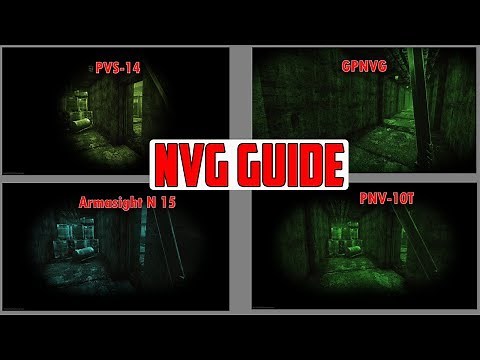 GUIDE: NVG's | Night Scopes | Thermal Scope - Escape From Tarkov (Redseven)