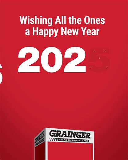 As we wrap up another incredible year, we want to shine the spotlight where it belongs — the ones who get it done. Thank you for choosing Grainger for dependable service, trusted resources and industrial-grade products. | Grainger