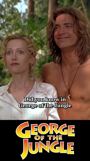 Did you know in GEORGE OF THE JUNGLE? #fyp #georgeofthejungle #lesliemann #comedy #brendanfraser #lawsuit #trainer #viral #trending #doesitholdup #funfacts #moviefacts