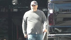 Matt LeBlanc looks casual while at a body shop in Los Angeles