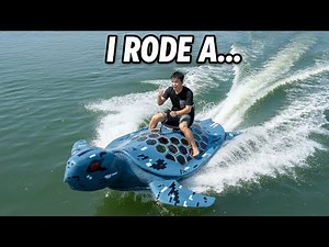 I Turned a ROTTEN Jet Ski into the World's First GIANT Sea Turtle Boat!