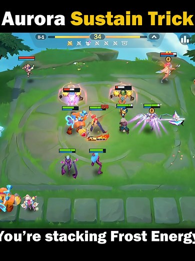 Aurora's Sustain Trick in Magic Chess