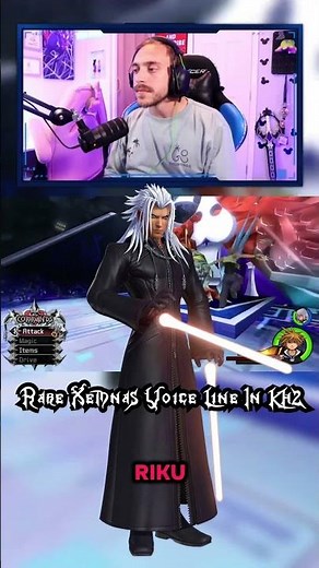 Kingdom hearts 2 has a very rare voice line by Xemnas at the end of the game #kingdomhearts #gaming