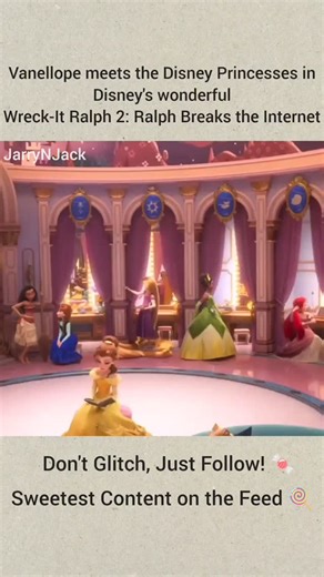 JarryNJack on Instagram: "All the Disney princesses… one epic moment! 👑✨ Watch till the end & follow for more magical clips! 💖🎥 #WreckItRalph2 #RalphBreaksTheInternet #DisneyPrincess #PrincessSquad #Vanellope #DisneyReels #MovieClips #AnimationEdits #DisneyMagic #ReelsIndia #TrendingReels #FollowForMore #ViralReels #CartoonEdit #DisneyScenes #reelsmovieclips"