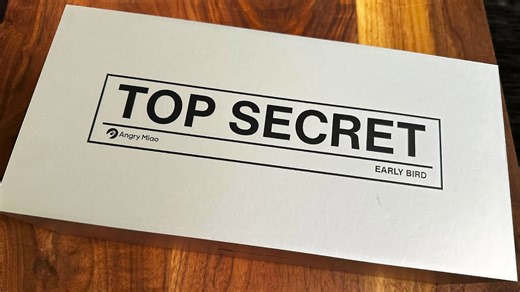 Angry Miao sent me a top secret keyboard