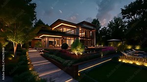 Take advantage of the latest advancements in home design with this propertys interactive exteriors equipped with voiceactivated lighting security and temperature control systems.