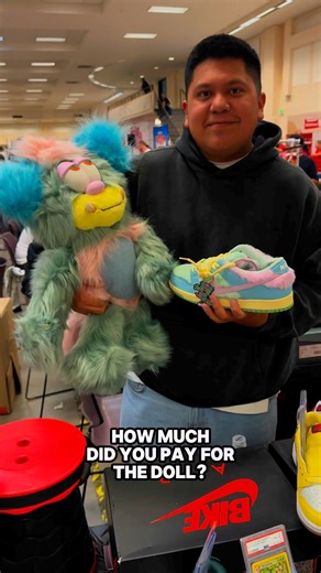 Would you spend $1,100 for the Verdy Visty doll & shoes?? 🤔 #sneakers #reels | Got Sole