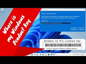 How to find windows 11 product key | windows 10 product key