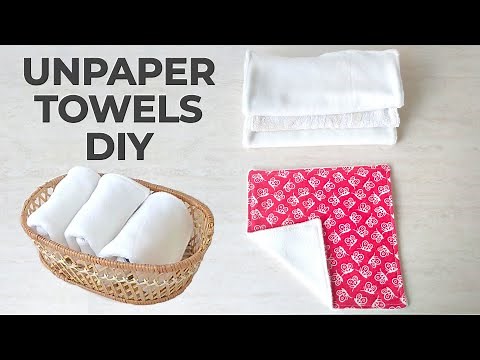 Unpaper Towels DIY: How to Make Reusable Paper Towels for Your Kitchen