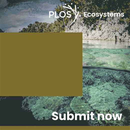 PLOS Ecosystems is welcoming submissions 🌍 This selective, open access journal publishes evidence‑led, multidisciplinary research across terrestrial, freshwater, and marine ecosystems—supporting work that informs real‑world decisions on conservation, management, restoration, and sustainability. By publishing with PLOS Ecosystems, your research becomes part of a global, inclusive open science community, where findings are freely accessible and widely discoverable, helping drive solutions to toda