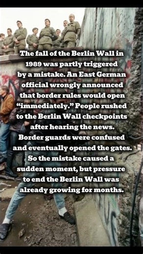 Berlin Wall Fall 1989 Explained | Was It Really a Mistake?