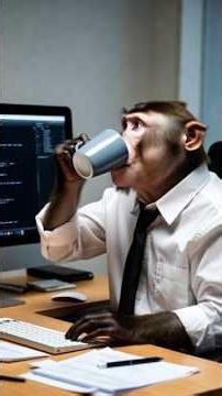 “Office Monkey on Duty! 😂 Funniest Office Moments & Entertainment”