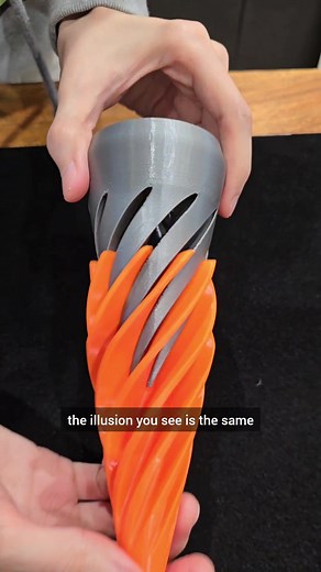 The Impossible Cone: Optical Illusion and Satisfying Objects