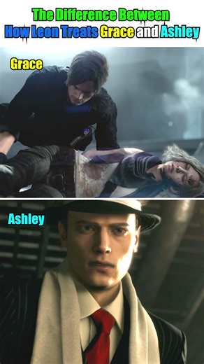 How Leon Treats Grace vs Ashley #ResidentEvilRequiem #ResidentEvil9 #RE9