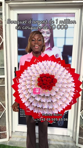 #1million #bouquetdargent #moneybouquet #bouquettutorial #viral_video | Money Bouquet