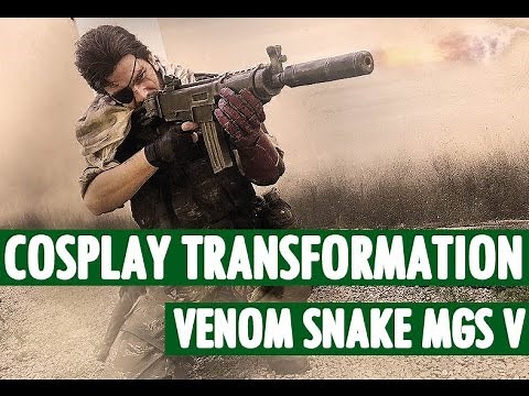 Cosplay transformation - Venom Snake (MGS V) - Zephon Cos and Azure Cosplay