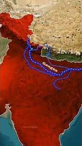 Ganga River #ganga #gangariver #gangariversystem #gangariversystem #geography #rivermap